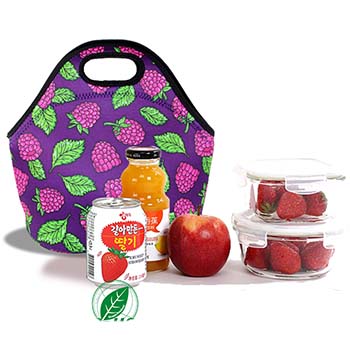 Reusable Insulated Neoprene Lunch Tote Bag