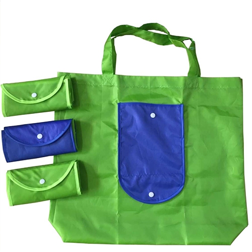 Nylon Polyester foldable shopping bag-2