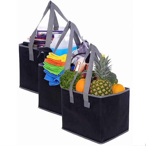 supermarket shopping cart box bag