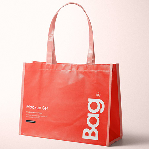 Laminated PP non woven Shopper bag